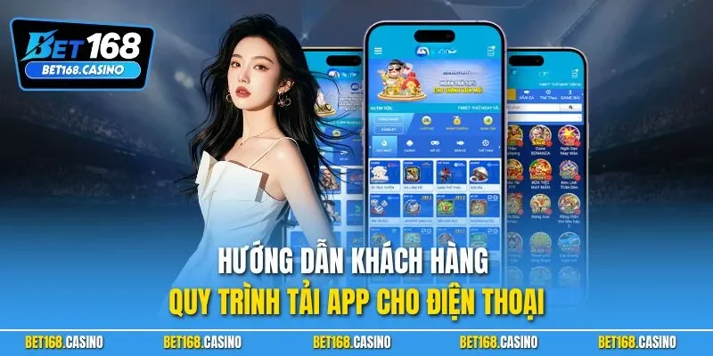 Hướng dẫn khách hàng quy trình tải app cho điện thoại